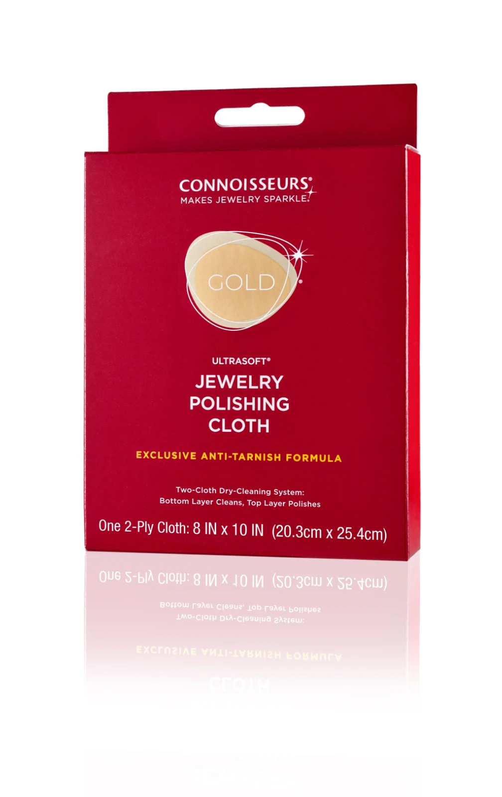 Connoisseurs Gold Polishing Cloth Jewelry Watch Lustering Cleaning Cloth Tool