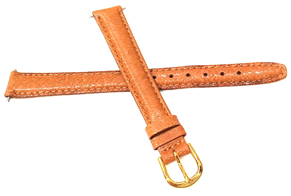 7.75″ 198mm LONG Timex Ladies Womens Tan Genuine Pigskin Leather 12mm Watch Band