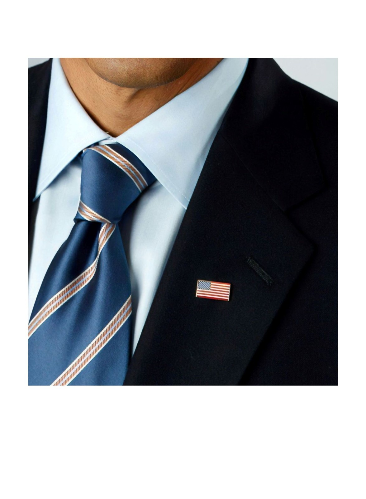 US Flag American Flag Lapel Pin Tie Tack Hat Pin Made In USA Ships Free