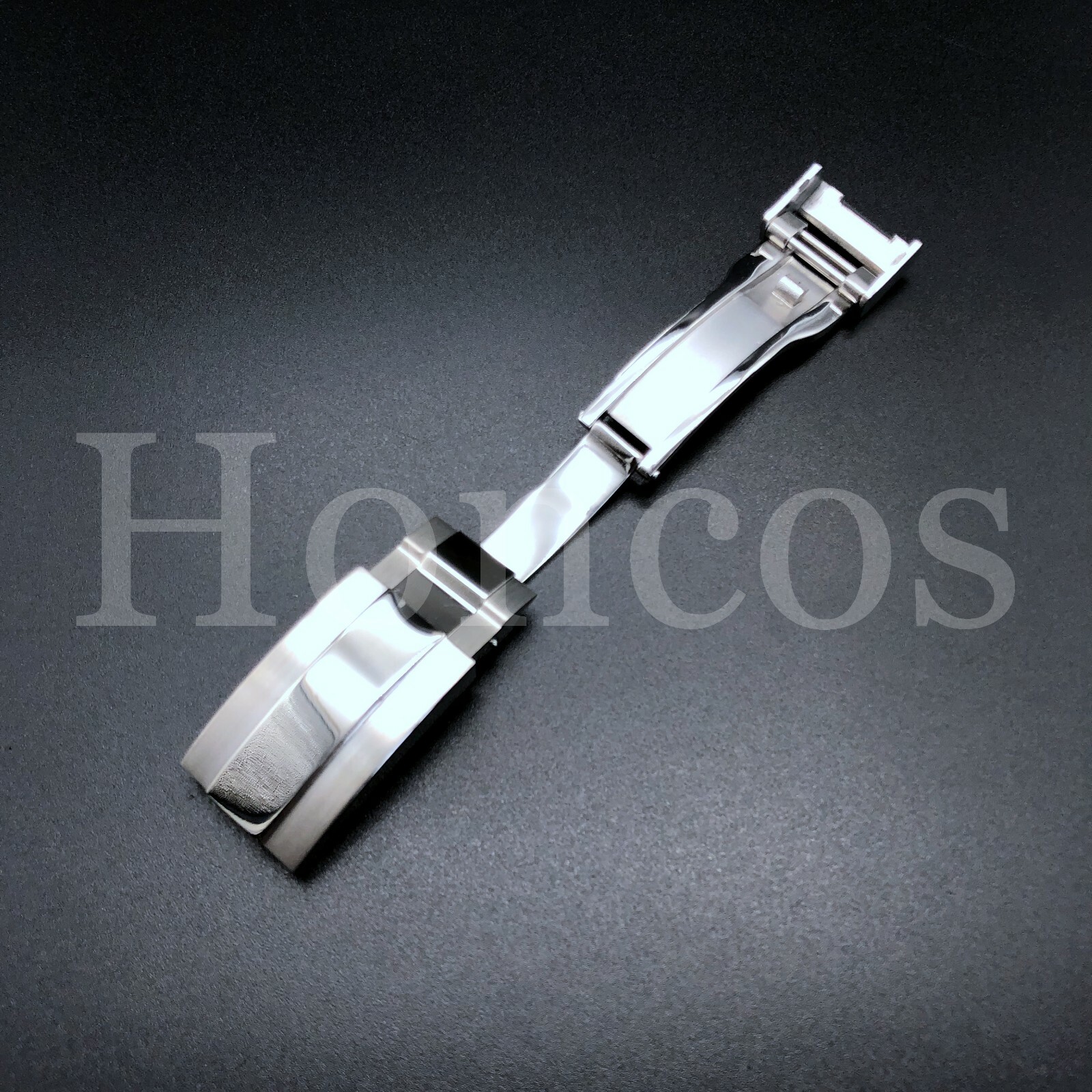 FLIP LOCK CLASP BUCKLE FITS FOR ROLEX SUB OYSTER WATCH BAND SHINY/CENTER