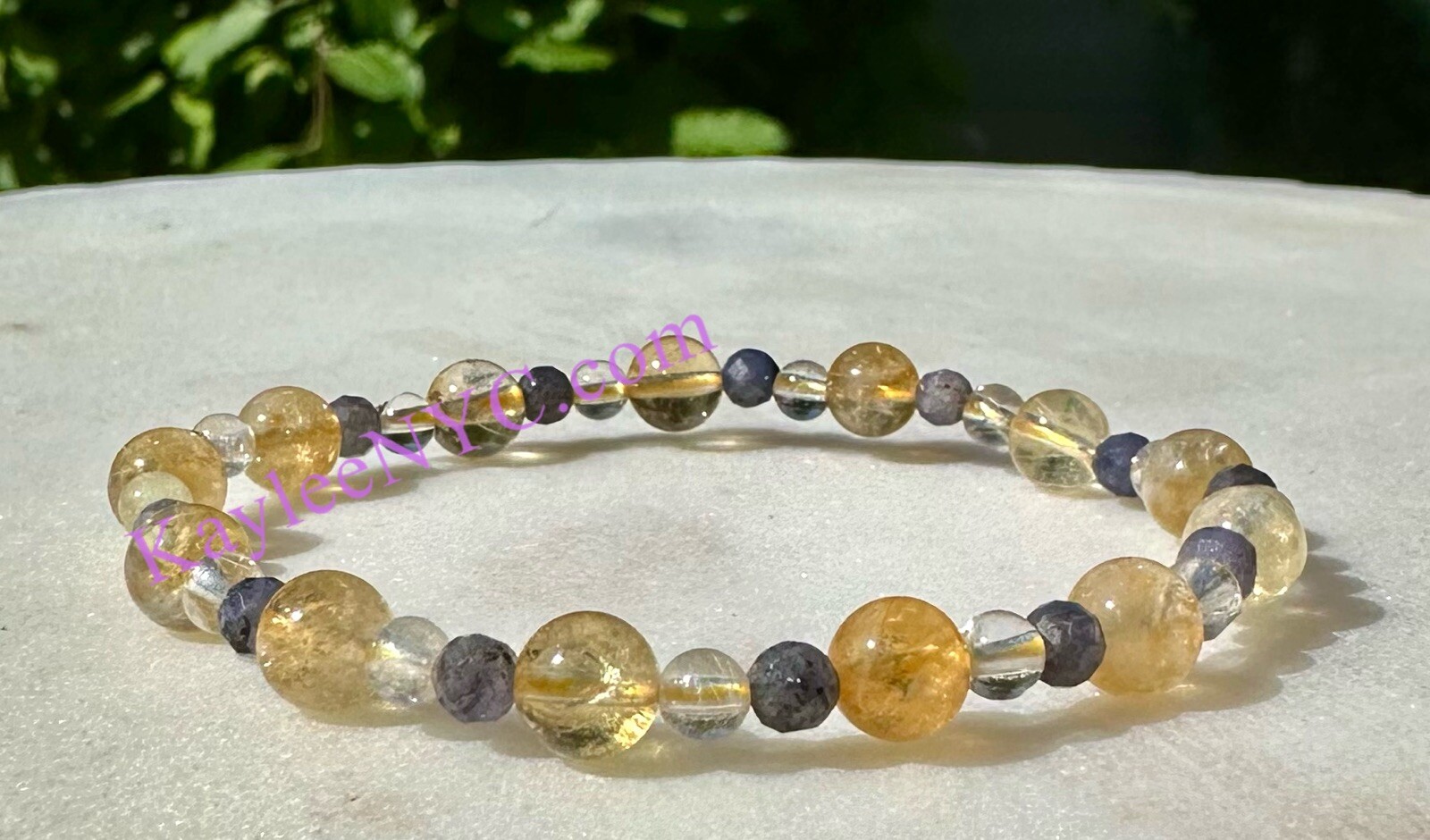 Wholesale Lot 6 Pcs Natural Crystal Sagittarius Zodiac Stretch Bracelet Healing