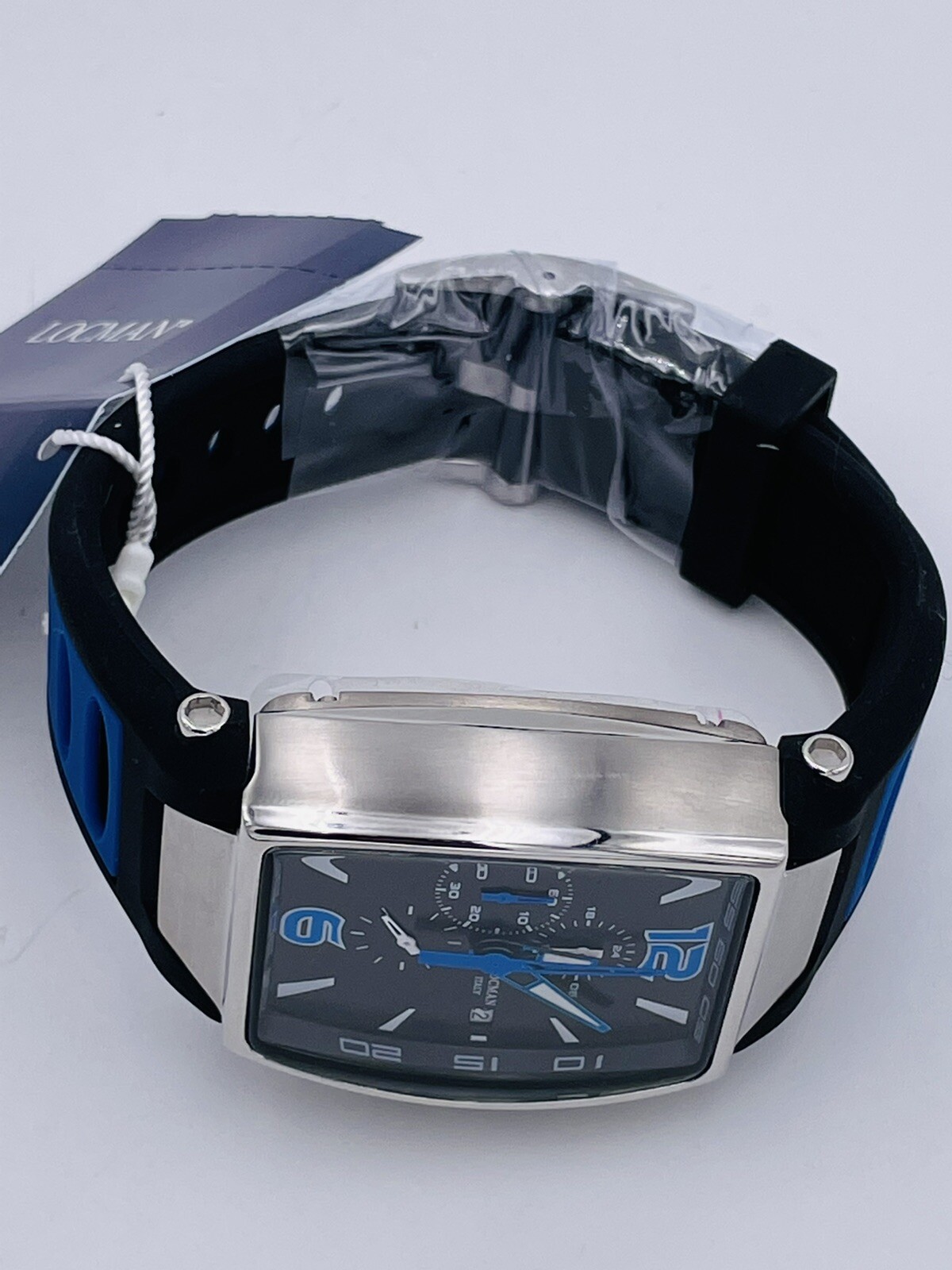 Orologio Locman Tremila Crono 550BL/498 Titanio/Gomma Scontatissimo Nuovo