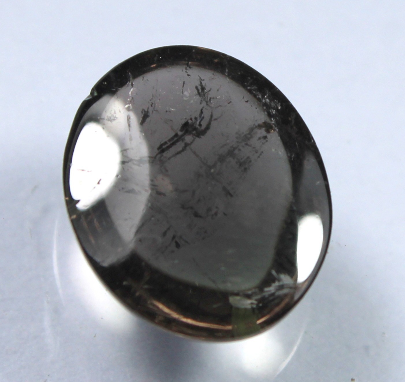 39 Carat Certification Natural Loose Gemstone Beautiful Black Tourmaline Stone.