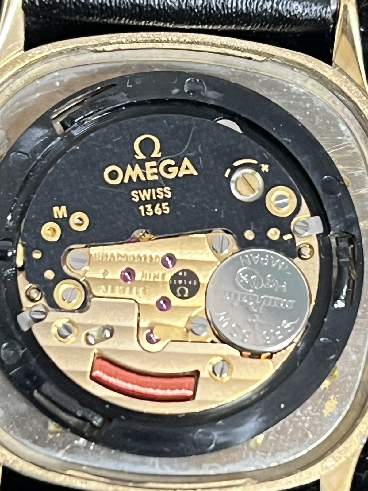 1980s【Near MINT / Box】OMEGA De Ville Cal.1365 Push Crown Brown Quartz 31mm Men’s
