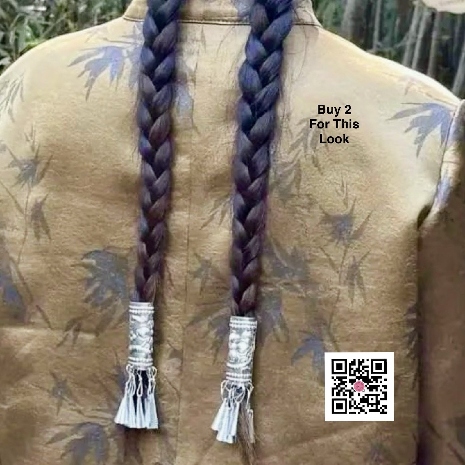 End-Cap Tribal-Style Punched-Aluminium Tassels Hair-braids Fashion* Accessory