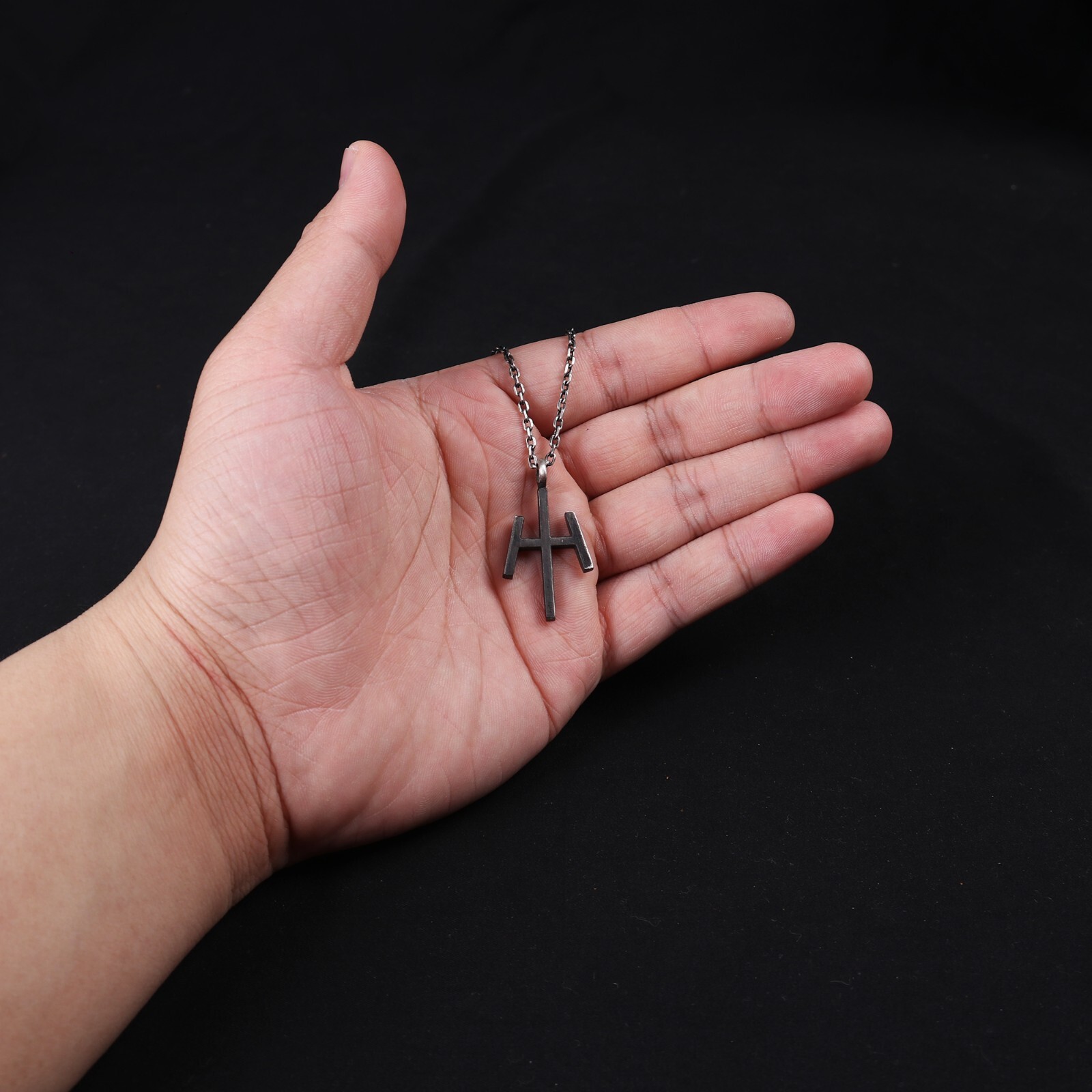 Silver 925 Claymore Teresa Symbol Necklace Teresa of the Faint Smile Pendant