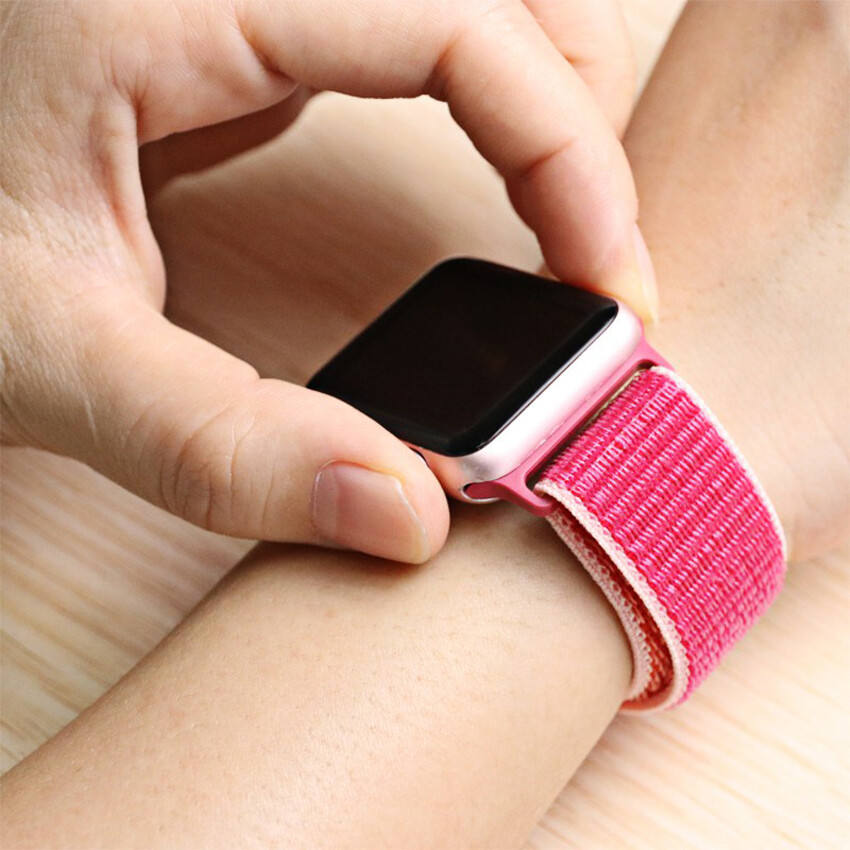 Woven Nylon Loop For Apple Watch Series 11-1 Ultra SE Sport Band Strap 38mm-49mm