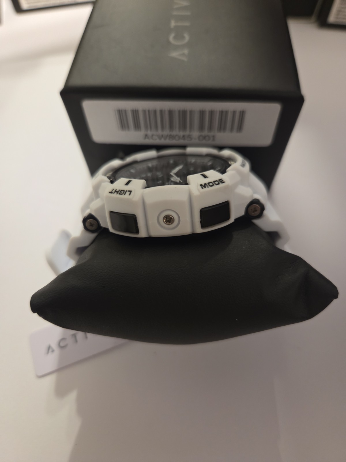 Activa X Invicta ACW8045-001 Men’s Digital Watch White Black 53mm 50M New