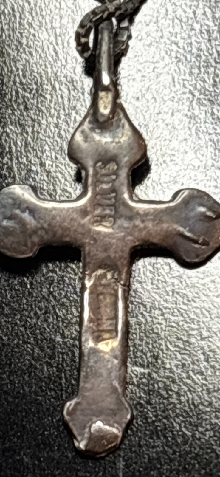 Vintage Atocha 1622 Shipwreck Silver Cross Necklace