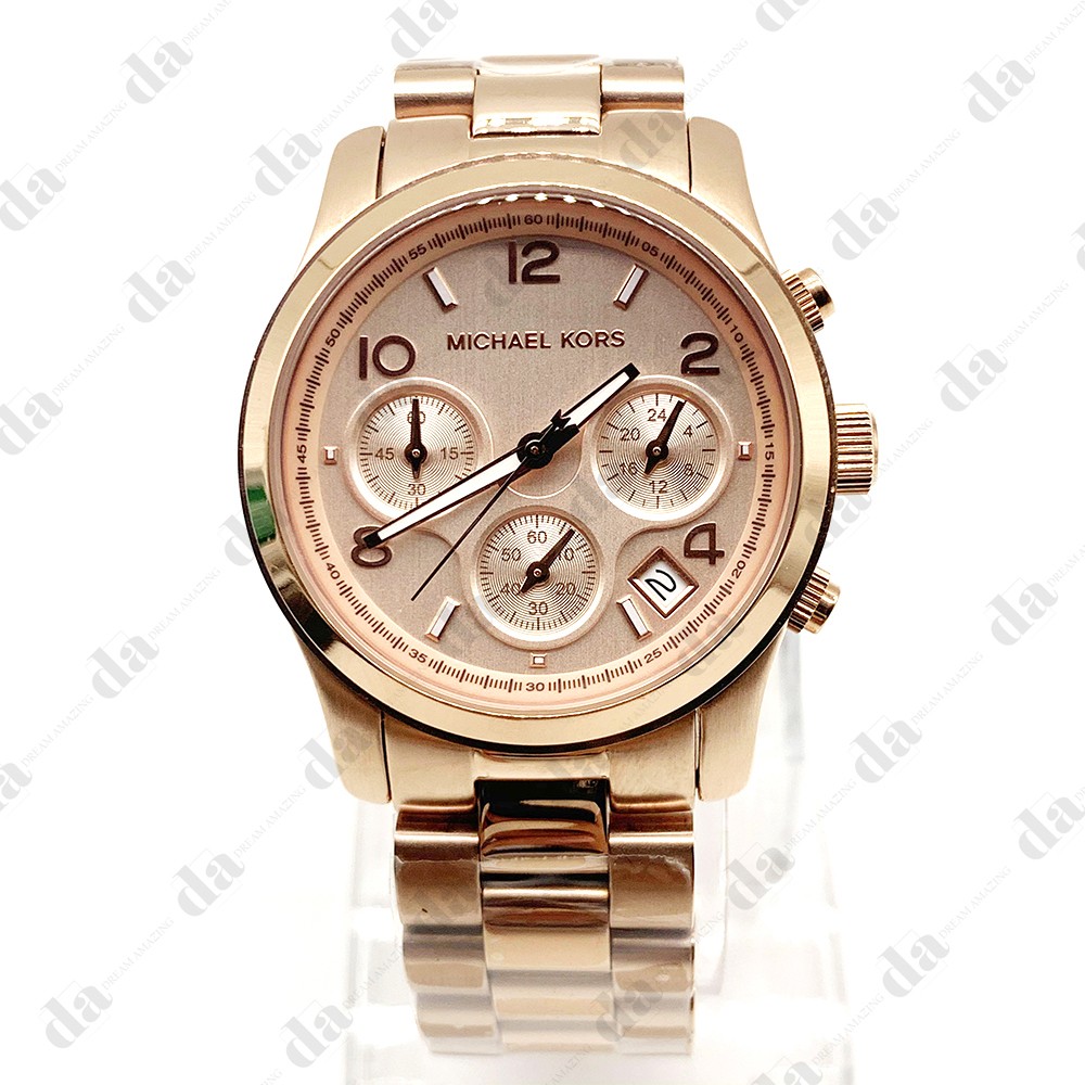 Michael Kors MK5128 Women’s Runway Rose Gold Stainless Steel Watch 38mm