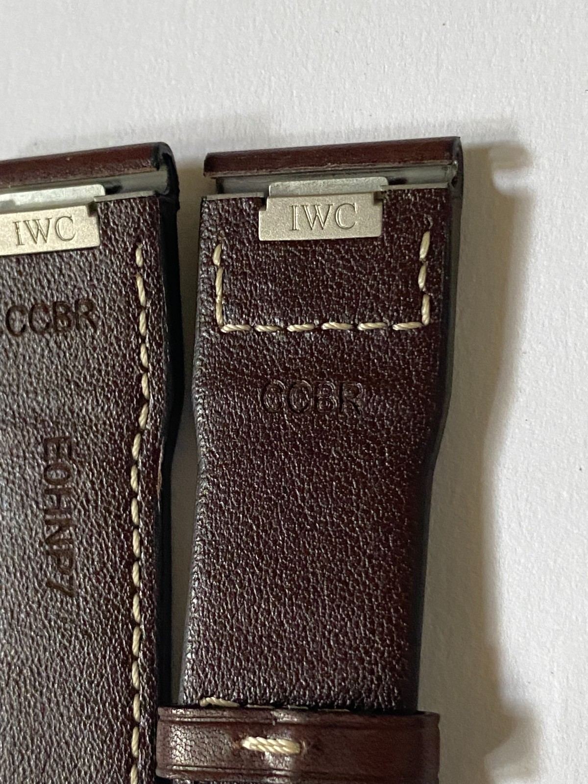 Premium 21mm Brown “Easy-Fit” Genuine Leather Strap for IWC Watches