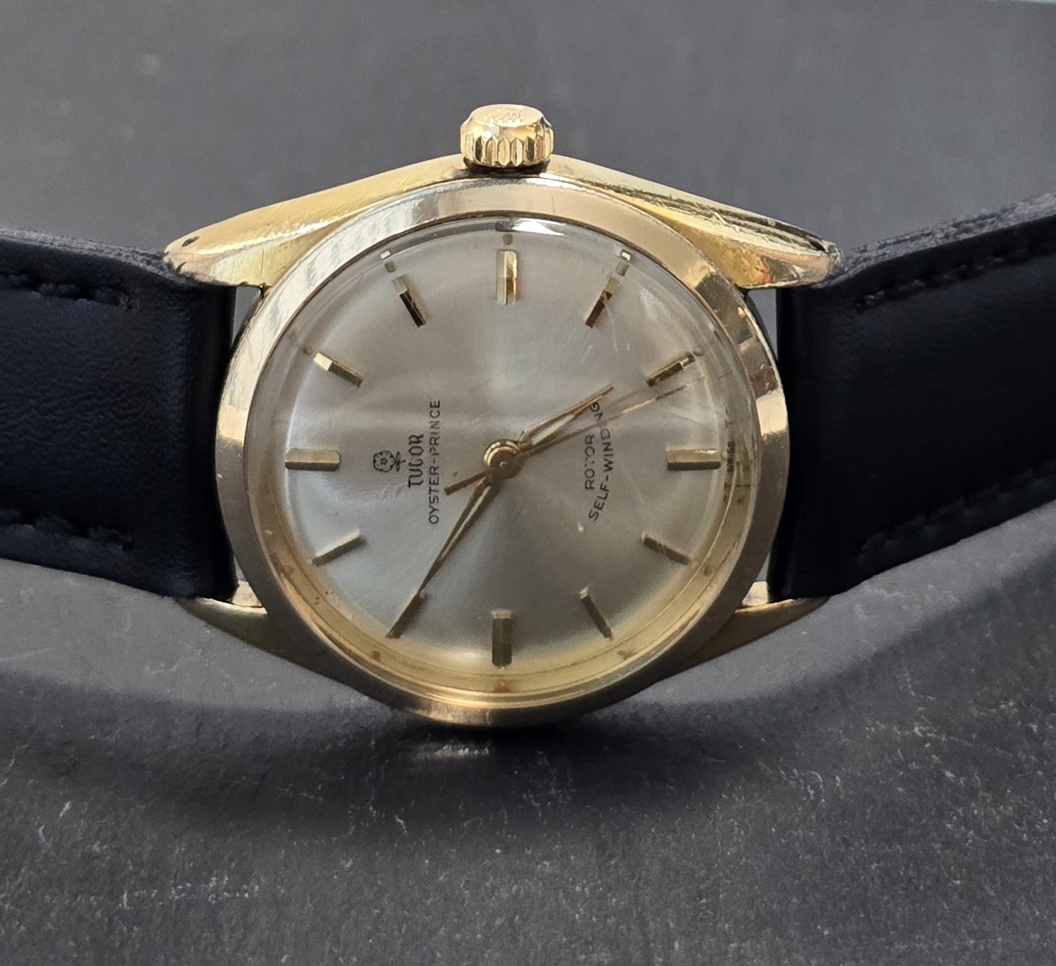 Vintage Tudor Oyster-Prince Rotor Automatic Watch 7965 34mm 1960s
