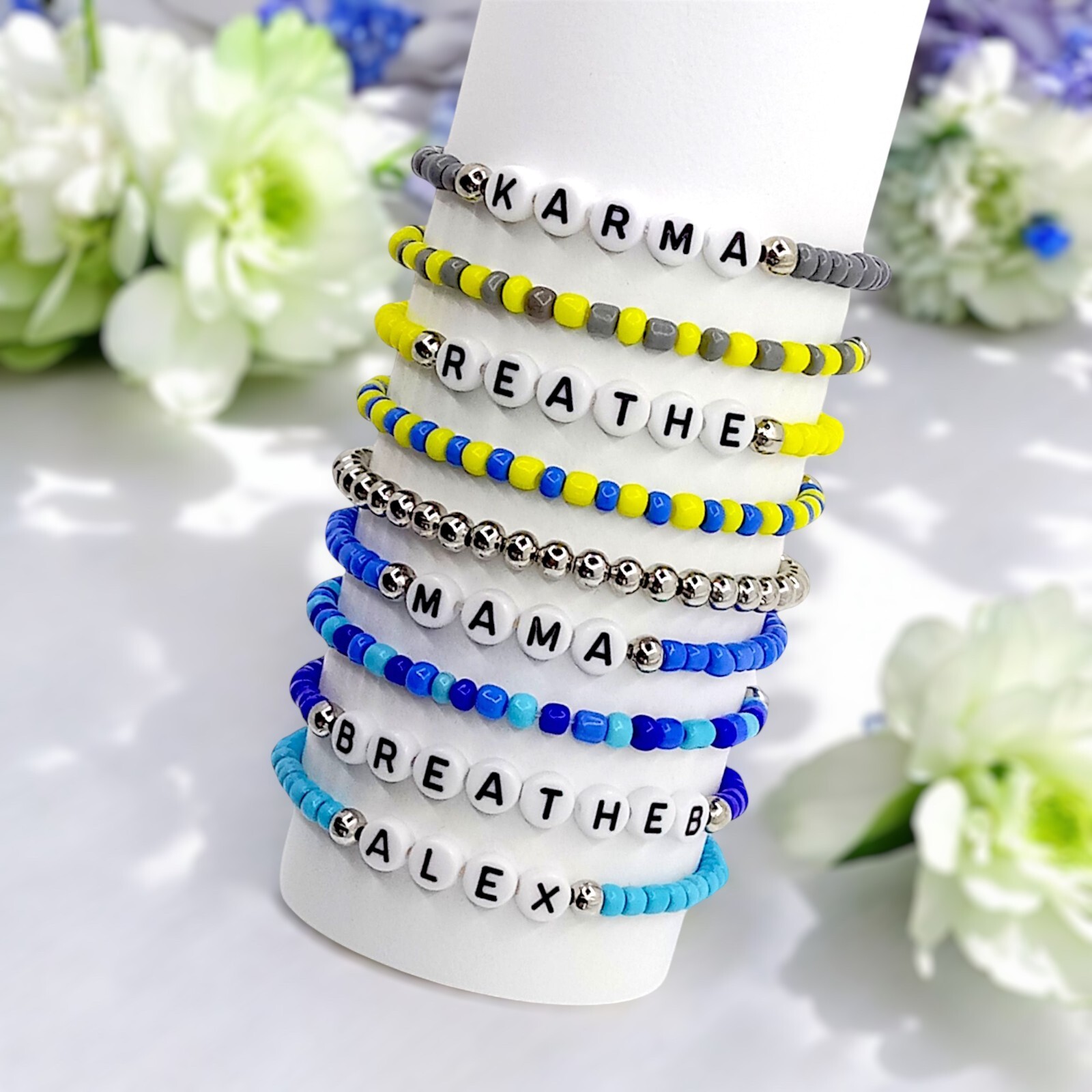 Bulk Handmade Custom Name Bracelet/Personalized Bracelet/SummerBracelet/GiftIdea