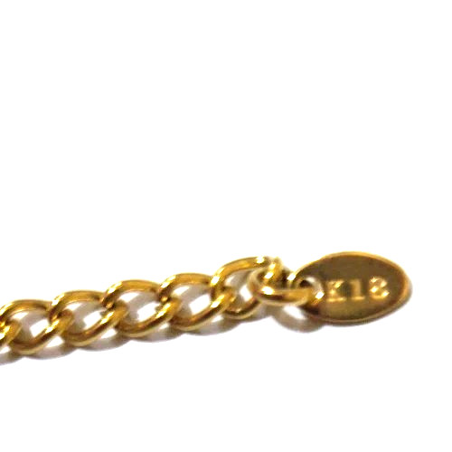 Golden Horizon Bracelet 18k Gold Plated 6 ” W/2 ” Extender Lobster Claw Closure