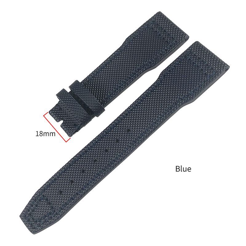 20 21mm Leather Nylon Watch Strap Fits IWC TOP GUN Big Pilot SPITFIRE Mark 18