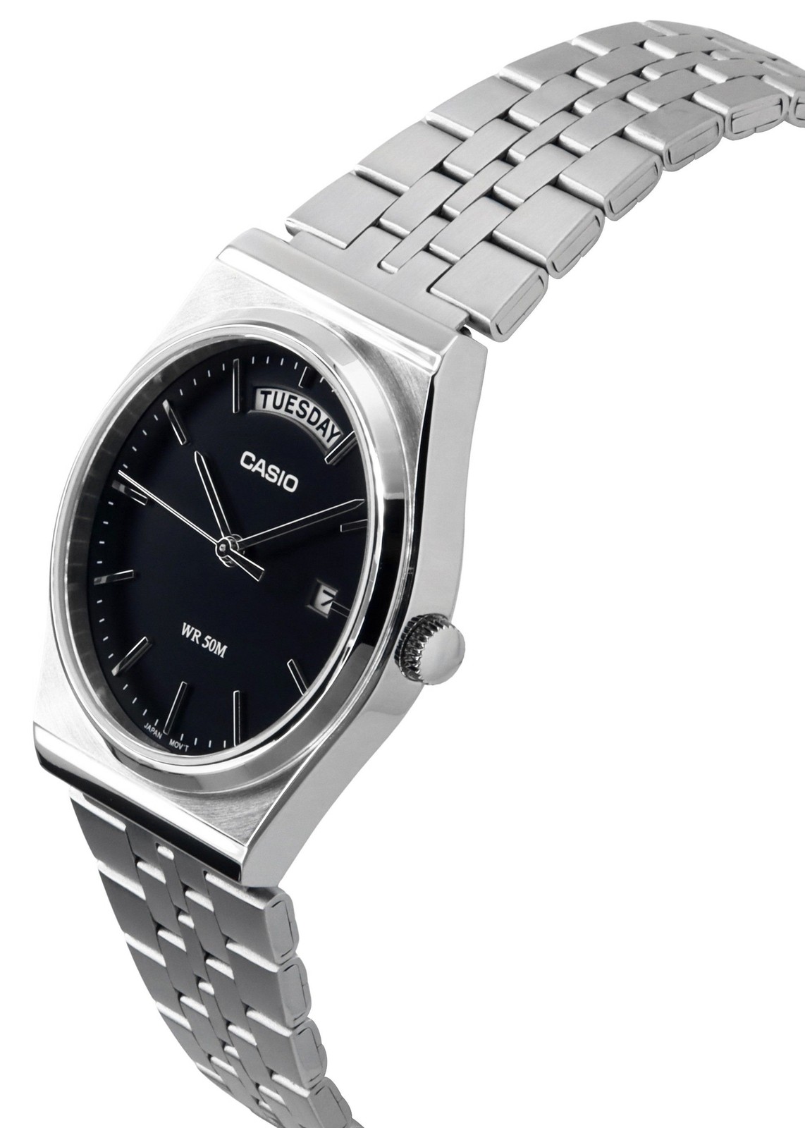 Casio Standard Black Dial Stainless Steel Quartz MTP-B146D-1AV Men’s Watch