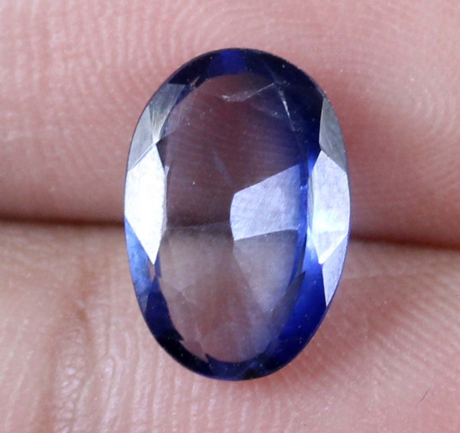 Natural Blue Sapphire 3 Carat Oval Gemstone Certified T13696 Anniversary Gift