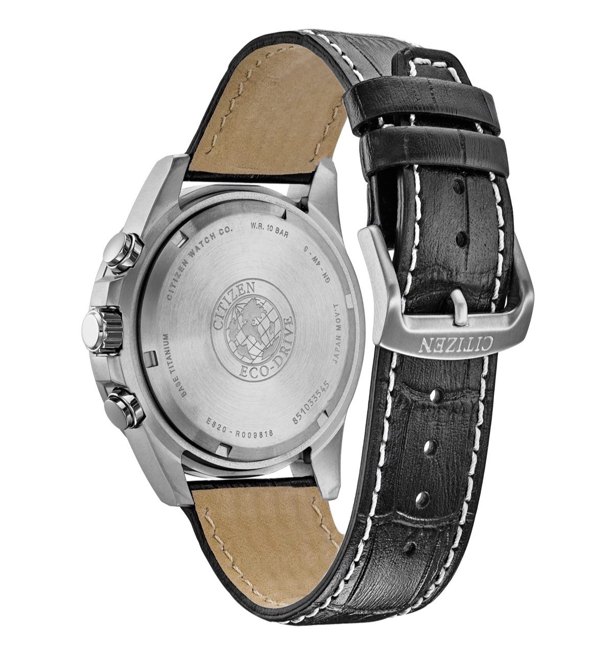 Citizen Eco-Drive Brycen Chronograph BL5558-15H Super Titanium Men’s Watch NEW