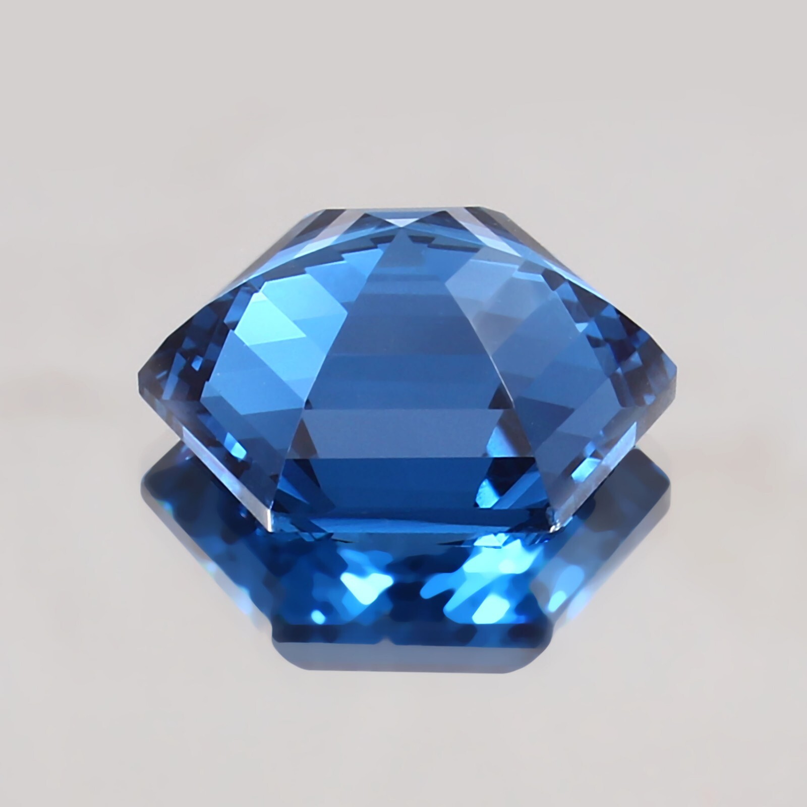 Natural Flawless Mozambique Blue Tourmaline Hexagon Cut Loose Gemstone 25.40 Ct