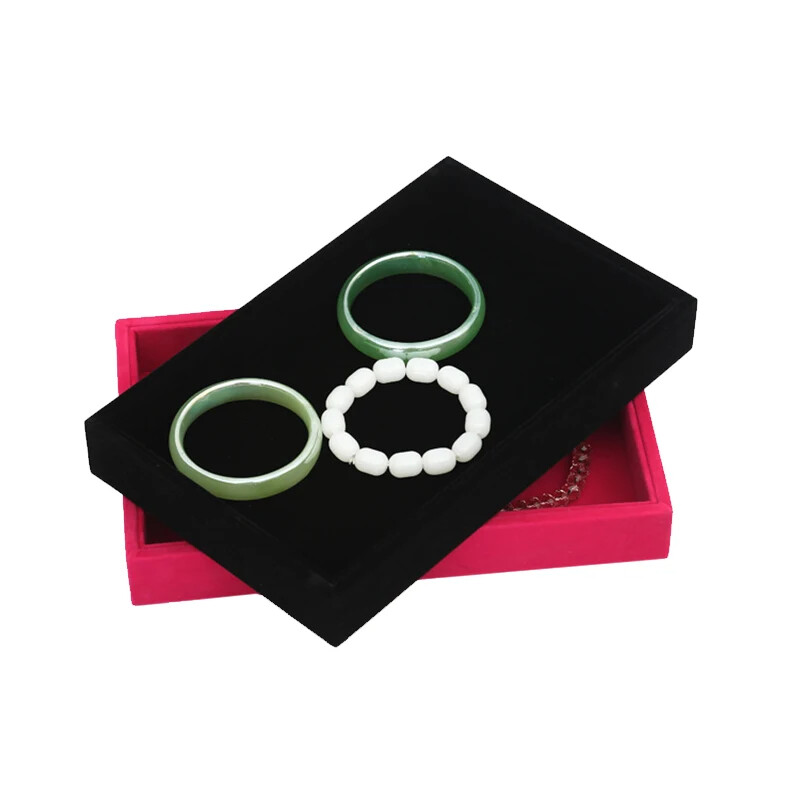 Jewelry Display Storage Tray Earrings Ring Necklace Pendant Bracelet Organizer