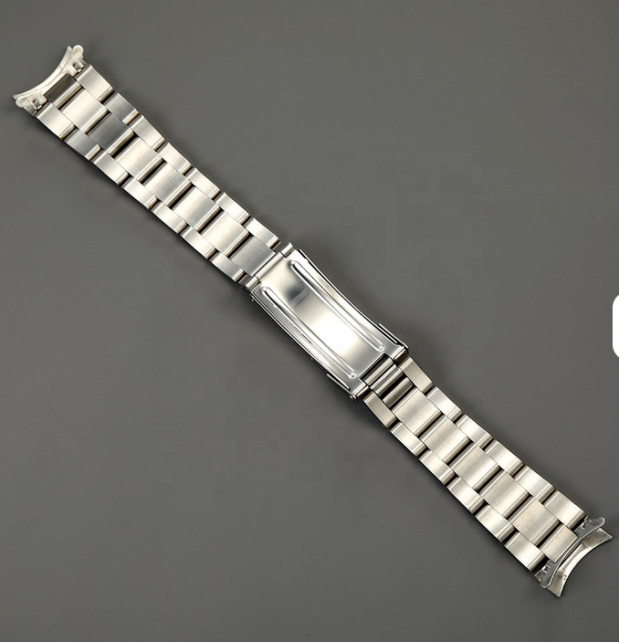 316L OYSTER BRACELET +SCREWS STAINLESS STEEL FOR ROLEX SUBMARINER 20MM FLIP LOCK