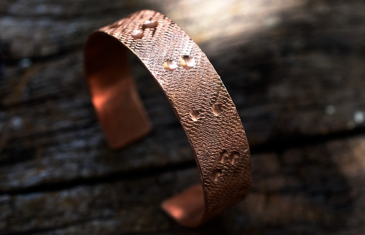 Copper Bangle Dot Bracelet Pure Copper health energy Lucky Healing Jewelry #BC3