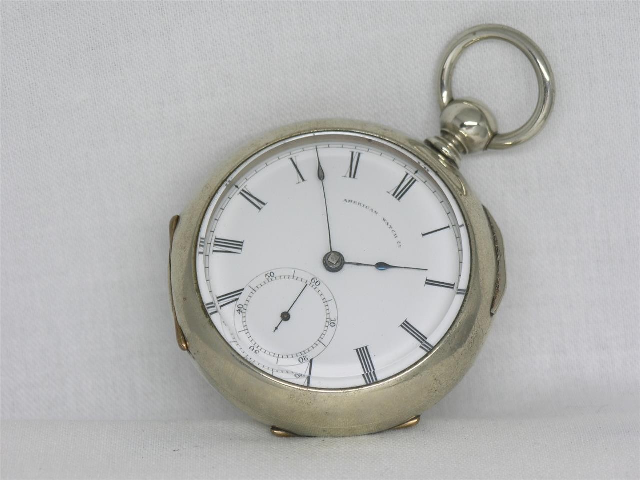 1866 WALTHAM 18 SIZE POCKET WATCH, SAME BRAND GIVEN TO ABRAHAM LINCOLN, SERVICED