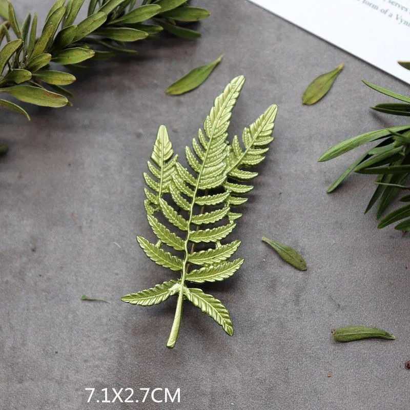 Plant Leaves Flowers and Fruits Brooches for Women Enamel Pearl Metal Jewelry