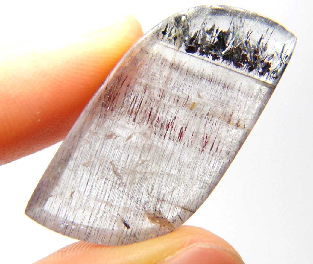 IP6 Super Seven melody stone goethite 22.59ct 36x18x4mm free form