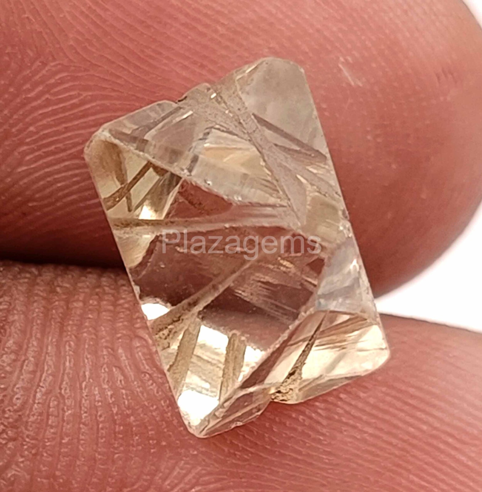 7.05 Ct F-Color Diamond Colorless Certified Raw CVD Loose FL Clarity Gems 4OUX