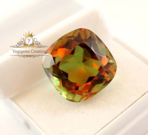 7-8 Ct Approx. Certified Natural Cushion Cut Zultanite Color Changing Gemstone