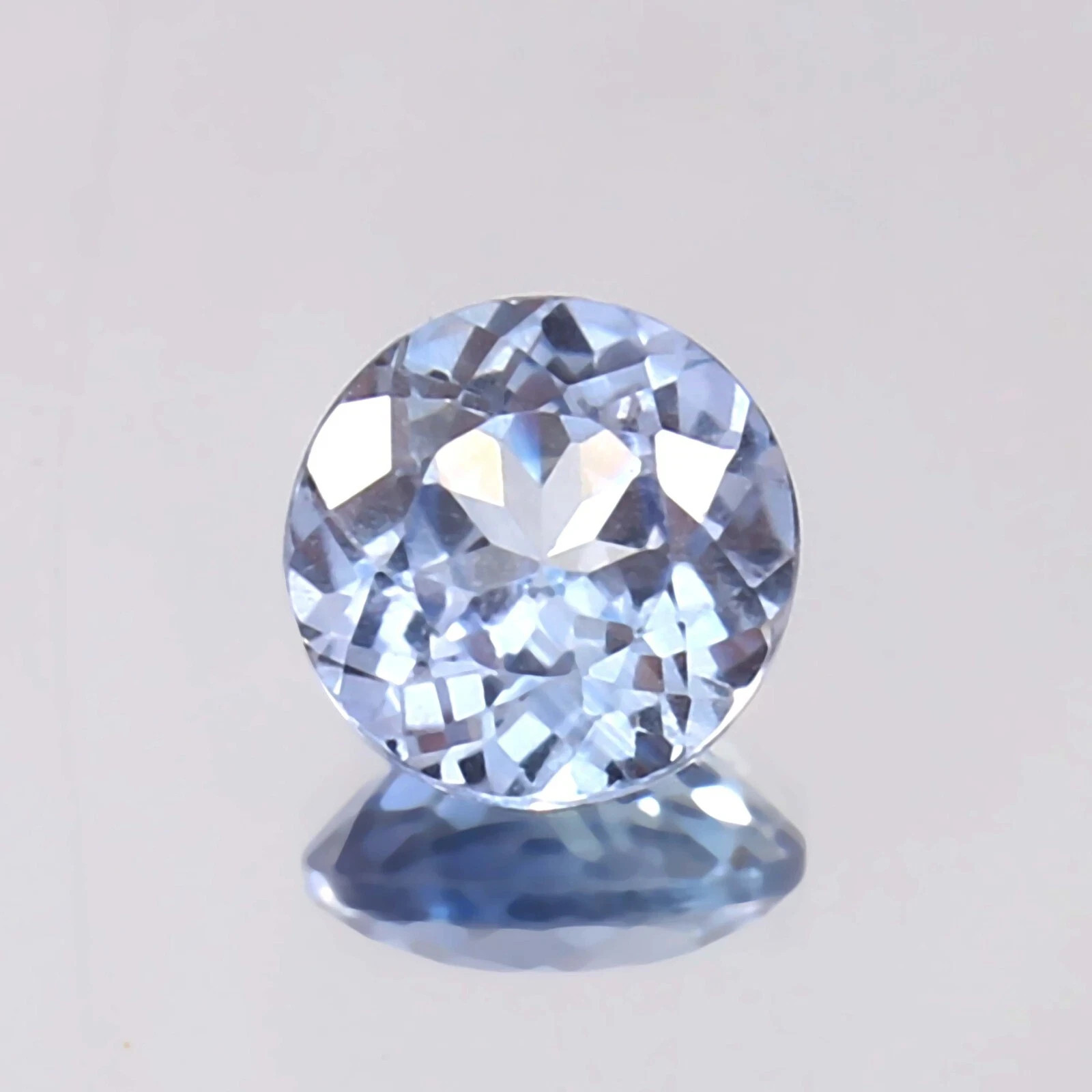 AAA Natural 16.45 Ct Pastel Blue Montana Sapphire Loose Round Cut Gemstone