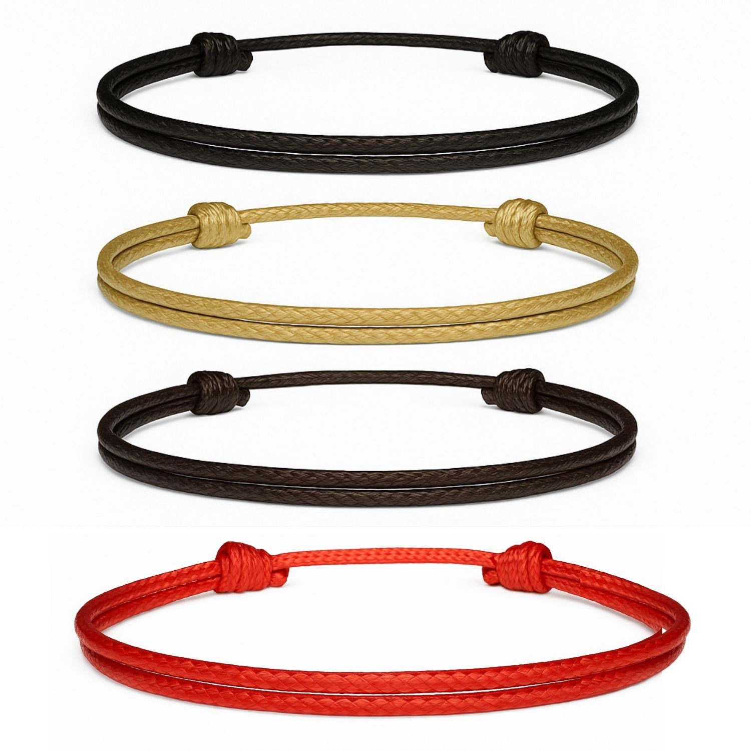Surfer Adjustable Bracelet Waterproof Jewelry Red Cord Mens Women Unisex Gift