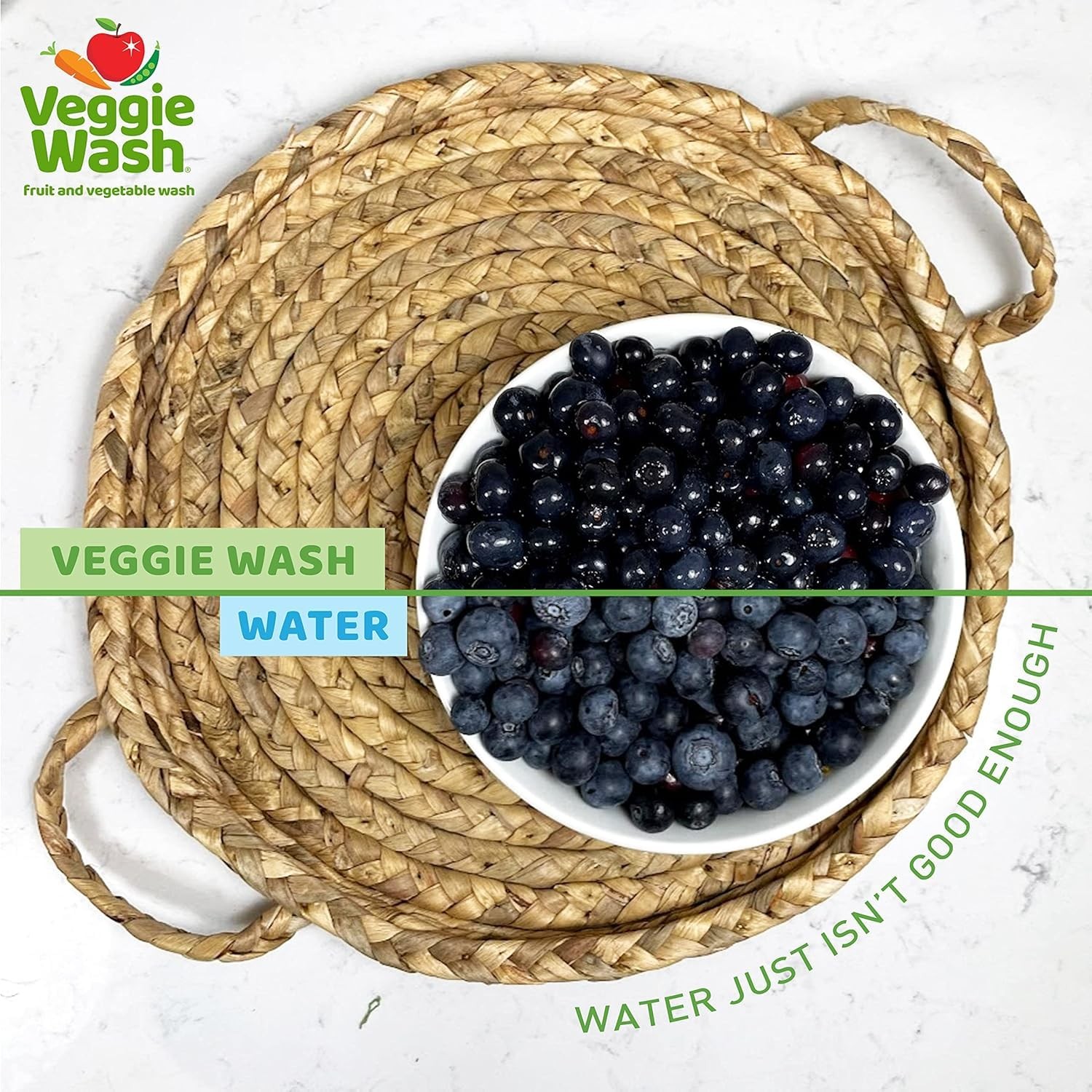 Veggie Wash Organic Fruit and Vegetable Wash, Certified 16 Fl Oz (Pack of 3)