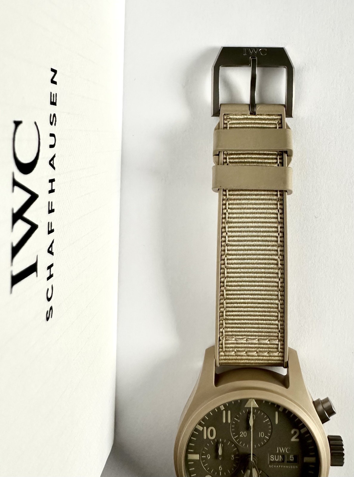 IWC Mojave Desert Chrono 41 TOP GUN Ceramic Pilot’s Watch IW389402 MSRP $12,900