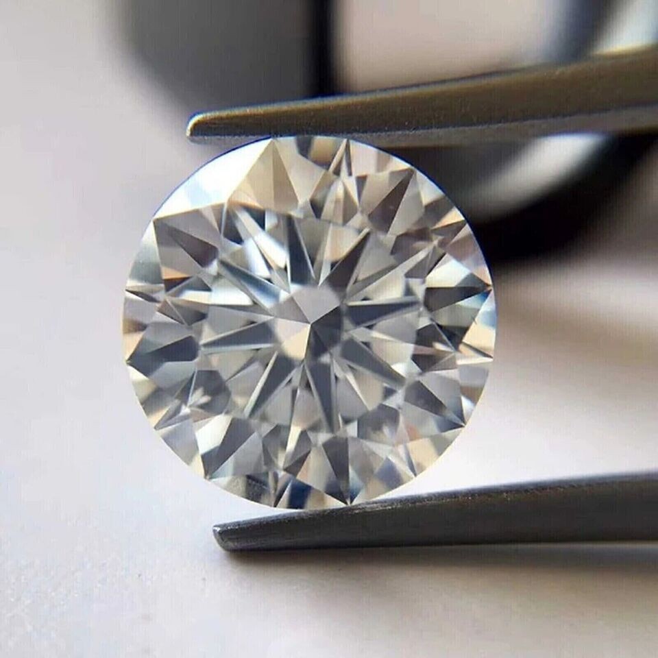 Elegant White Round Diamond 3 Ct VVS1 Loose Gemstone for Jewelry