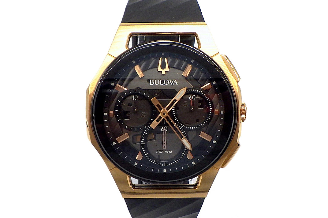 Bulova Curv Chronograph Quartz Men’s 98A185 with , Outer Box, [Used], Popular,