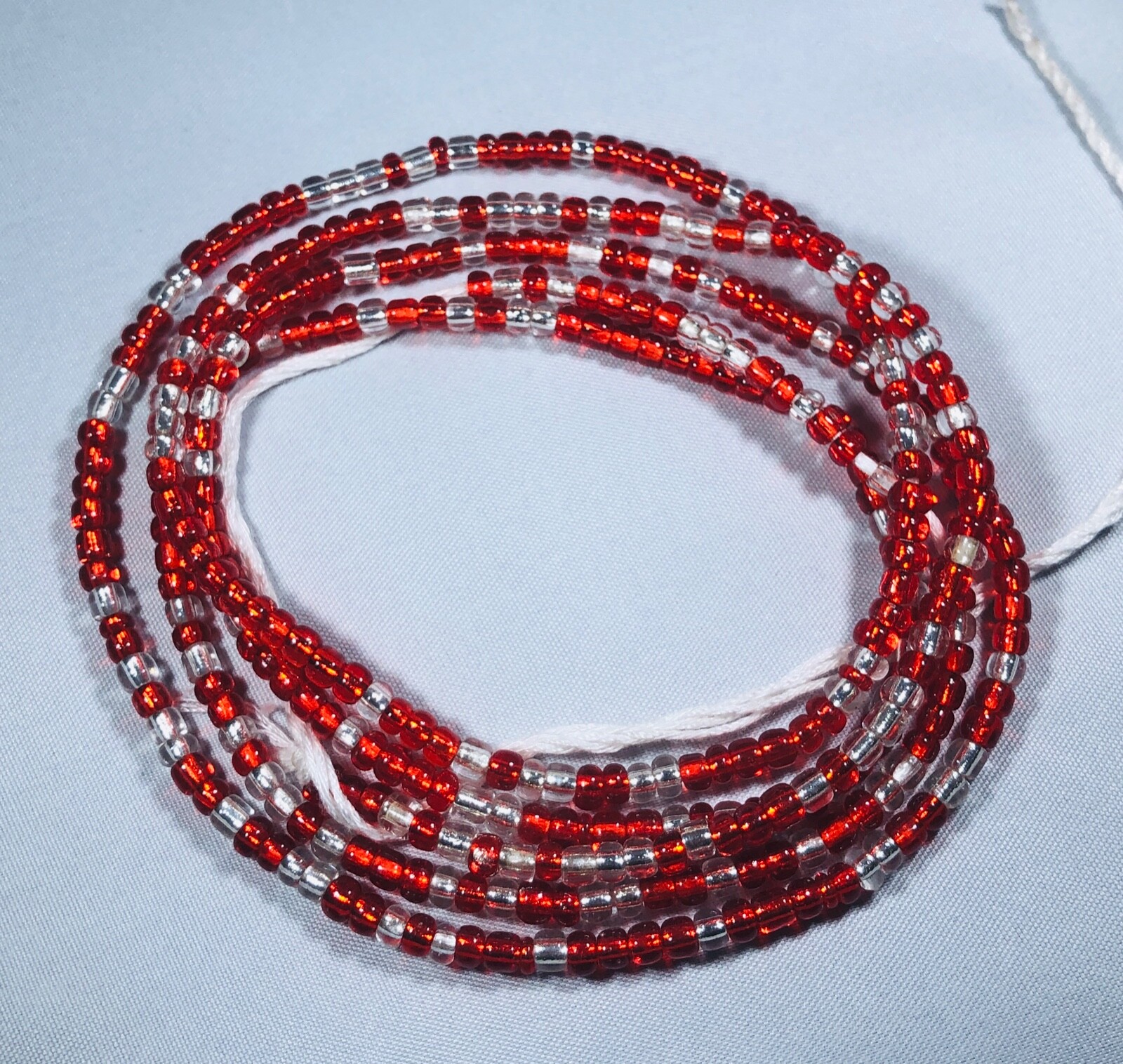 28″-50″ Elegant Tie On African Waist Beads Belly Chain Jewelry Waist Controller