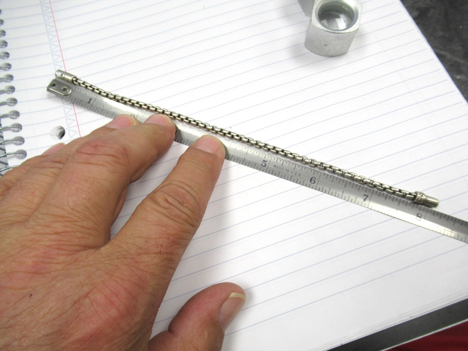 John Hardy 3.17mm 925 Sterling Box Chain Bracelet 7 7/8″ Long Nice BIN Price!