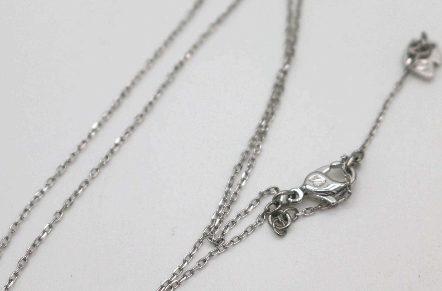 Swarovski Stilla Attract Pendant Necklace Green & Clear Crystals Rhodium Plated
