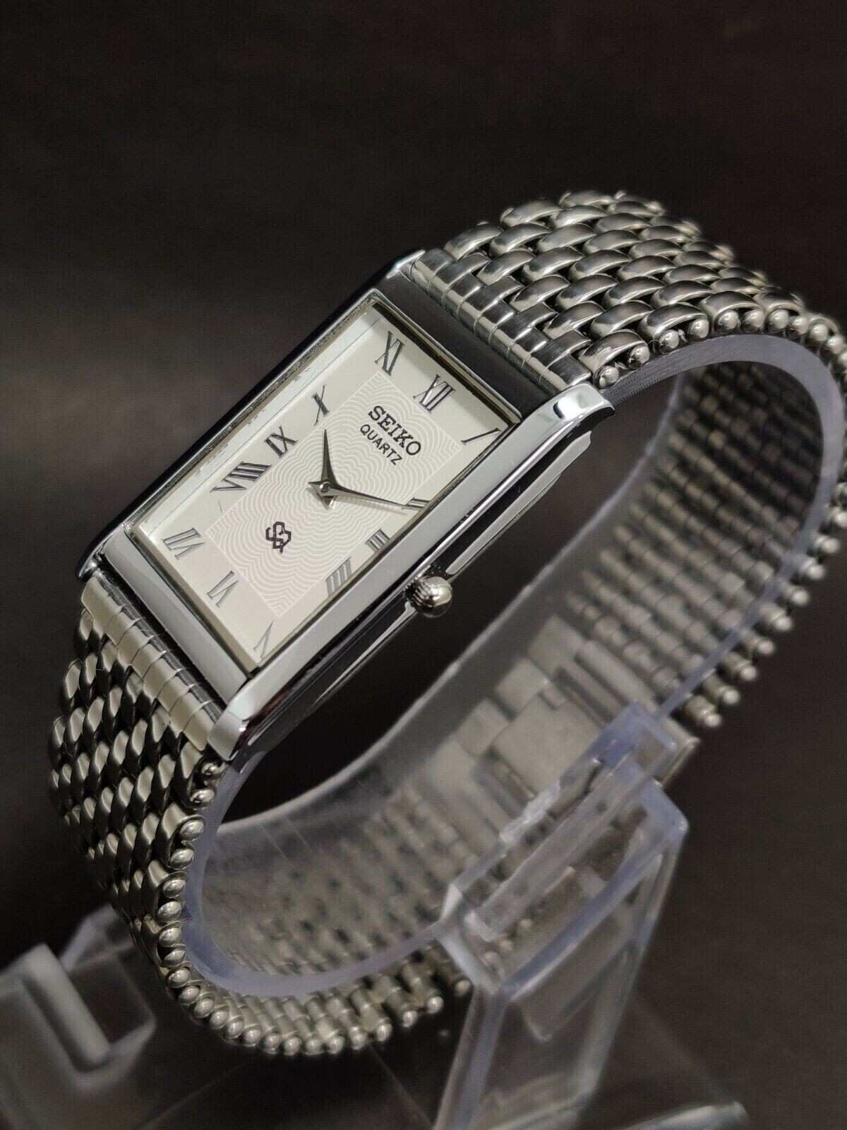 Vintage Seiko Slim Quartz Men’s Wrist Watch – Comes With New Battery, New Band