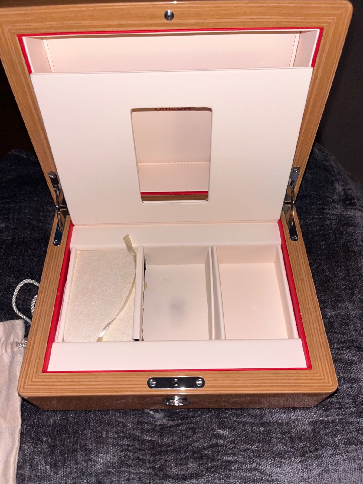 Authentic OMEGA Wooden Storage Watch Box / Case