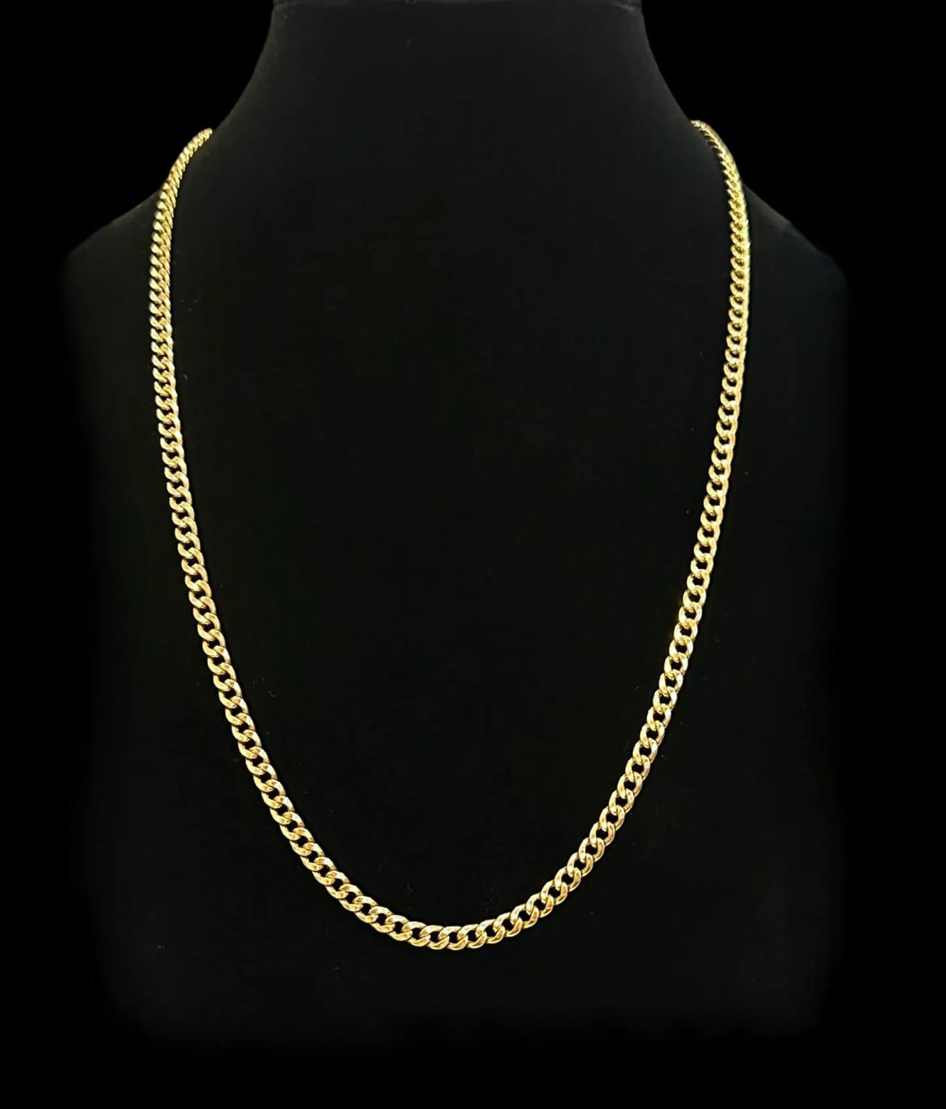 10K Gold 5mm Hollow Cuban Link Chain Necklace