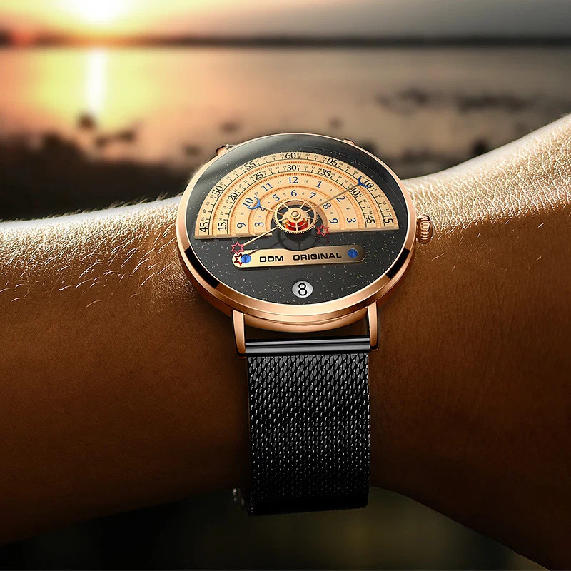 Mens Fashion Sports Watch 24 Hour Indicator Waterproof 30m Quartz Movement 40mm