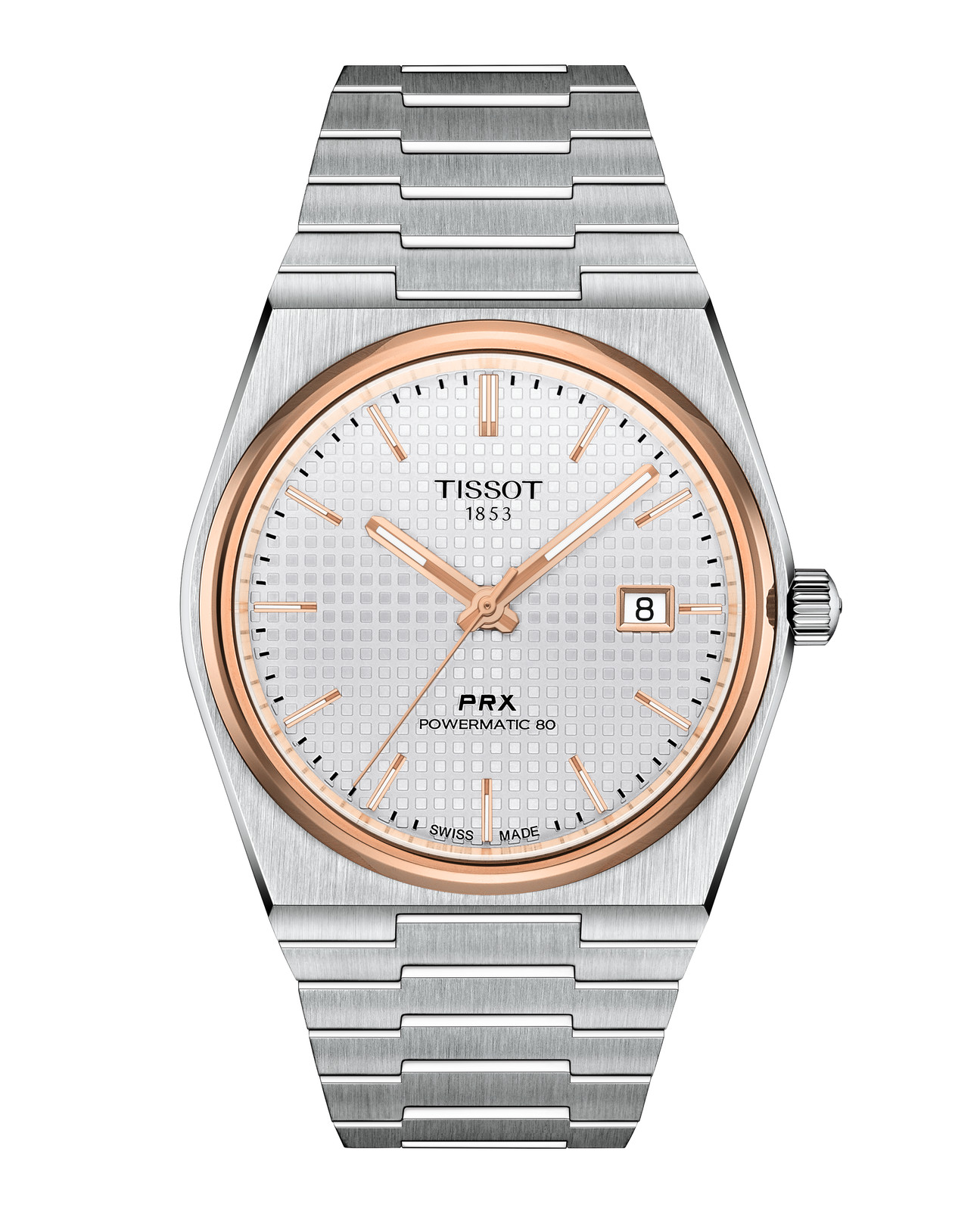 New Tissot PRX Powermatic 80 Silver Dial Men’s Watch T137.407.21.031.00
