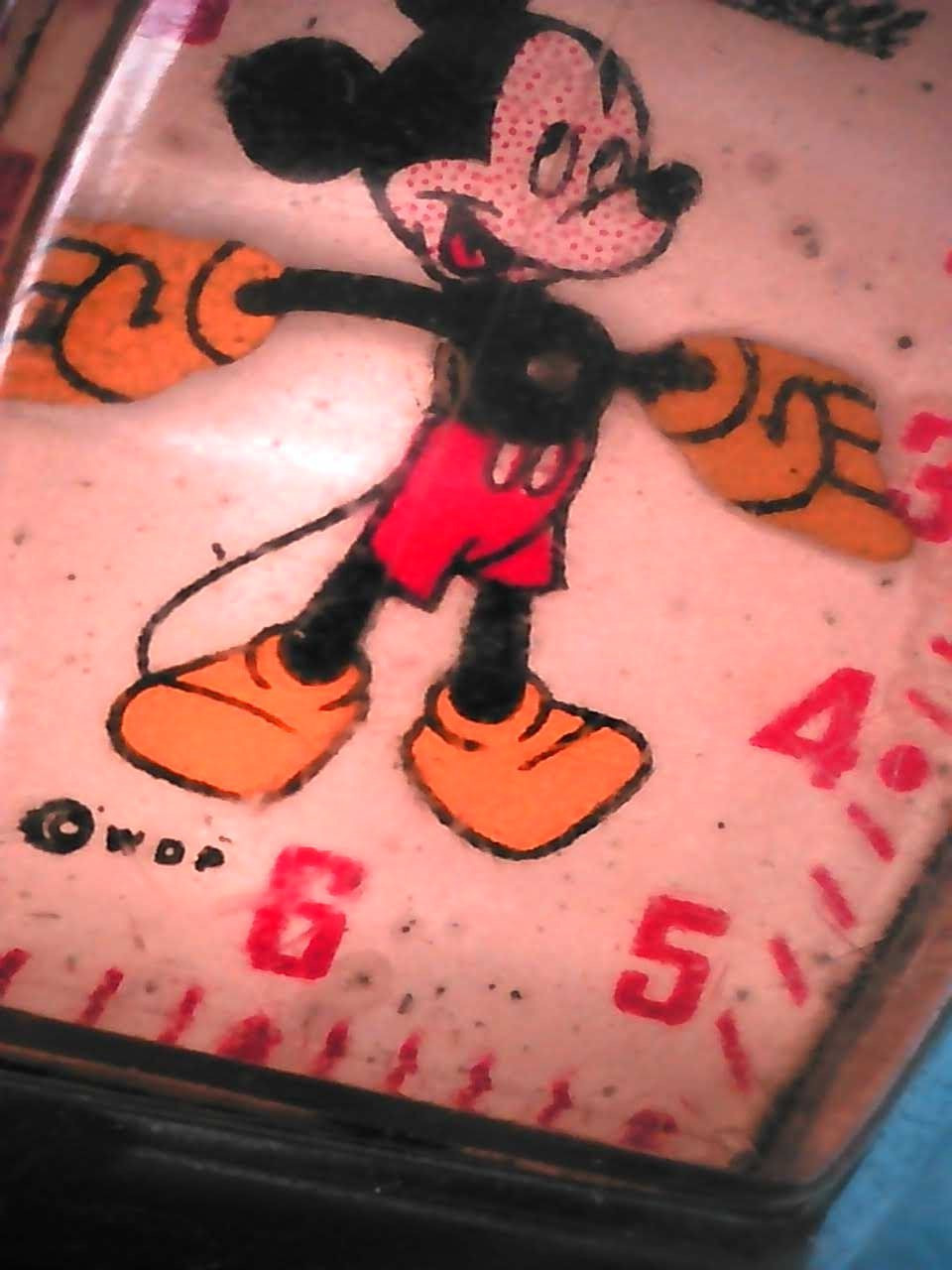 Vintage 1940s Ingersoll Mickey Mouse Watch – For Parts or Repair – AS IS