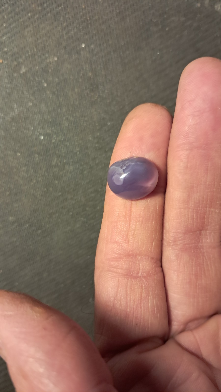 Holly Blue Agate Cabochon 15×12.2mm Oval