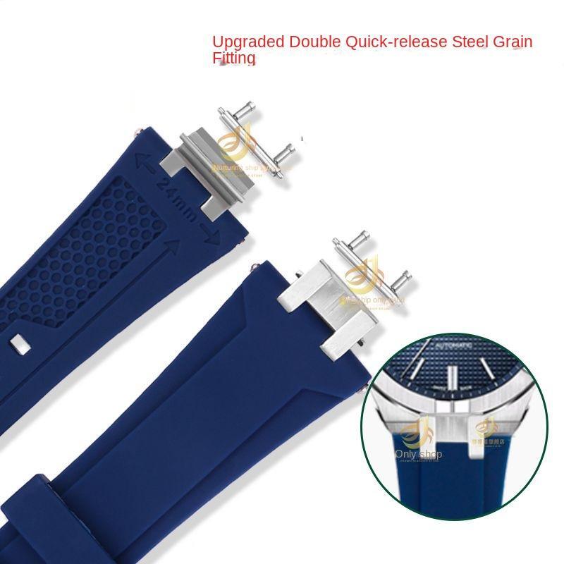 Rubber Watchband For MAURICE LACROIX AIKON Series AI6008 AI6007 AI1108 AI6058