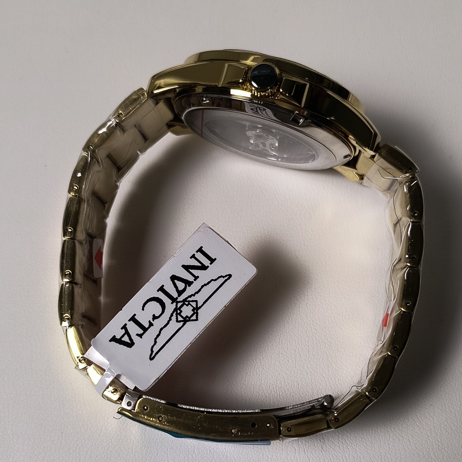 Invicta Men’s Automatic Objet D Art Idyll Gold With Crystal New With Box 43 Mm