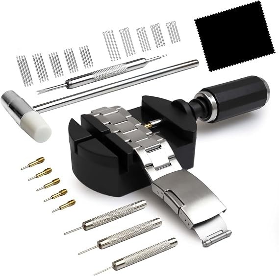 Watch Link Removal Kit, Watch Band Sizing Tool for Watch Strap Adjustment